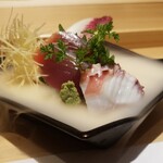 横浜 鮨 ふくじゅ - 鰹と真ダコ