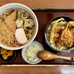 Ikkyuuan - むじなとハーフ天丼 ¥950