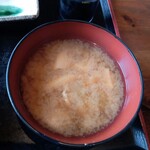 炭火焼イタリアン 海串 ブラーチェ - 味噌汁
