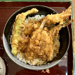 Ikkyuuan - むじなとハーフ天丼 ¥950 のハーフ天丼