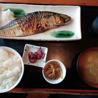 炭火焼イタリアン 海串 ブラーチェ - 文化サバの炭火焼き定食