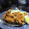 さらしな - ◆唐揚げ・・口にすると熱々で下味もしっかり、鶏肉も柔らかく衣も好み。 失礼ながら期待せず頂いたのですけれど、唐揚げとしてはかなり美味しい。ボリュームもあります。 添えられたお塩がよく合いますね。