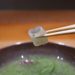 日本料理 幸庵 - 鱧の浮き袋リフトアップ