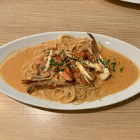 fish&wine BLUE OCEAN GRILL - 渡り蟹のビスククリームソース ¥1,595