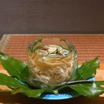 日本料理 幸庵 - 冷や麦 松茸バージョン