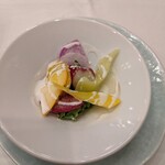 Ristorante IL PRINCIPE - 旬野菜約10種　自家製ビネガーと蔵王極みヨーグルト