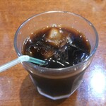 ムッシュふらいぱん - ランチセットのアイスコーヒー