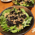 雅楽 - 岩のりとじゃこのサラダ