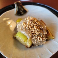 東京 芝 とうふ屋うかい - 茄子の田楽