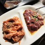神保町食肉センター - ネックビートロ味噌＆レバー