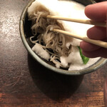 寺方蕎麦 長浦 - 雲水そば（1500円）