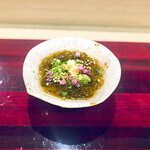 島津 - ◎ もずく酢　青森　オクラと花穂紫蘇入り