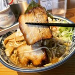 こだわり麺工房たご - にぼジロウ 大盛り (260g) 1100円