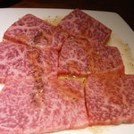 Sumibi Yakiniku Sansei - 普通のハラミでもこの肉質。