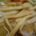 赤湯ラーメン 龍上海 - 連れのメンマも・・・メンマ辛意噌に～