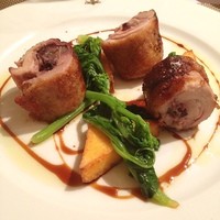 Giglio - フランス産ひな鶏のパルマ産プロシュトとトレヴィスを包んだインヴォルト