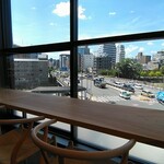 Cafe ふふふあん - カウンター席景色