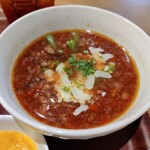 みのりカフェ - 【2022/8】トマトと干し野菜のスープ