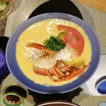 稲取東海ホテル湯苑 - 台の物…伊勢海老クリーム煮♪