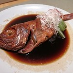 稲取東海ホテル湯苑 - 東伊豆郷土料理…金目鯛姿煮♪これはお持ち帰りです。