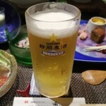 稲取東海ホテル湯苑 - 生ビールをお願いしました♪
