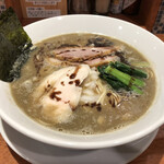 魚貝中華そば 西尾久さんご - 煮干ラーメン（トリュフ風味）¥800