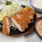 お食事 まるやま - ロースカツ定食1,300円