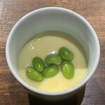 おまかせ寿司 すしのすけ - 冷製枝豆の茶碗蒸し