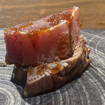 おまかせ寿司 すしのすけ - カツオ玉葱醤油