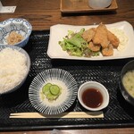 六番町 魚鷹 - 穴子のフライ定食ランチ