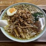 さくらい - 基本はラーメンに鶏もつをトッピング！！！