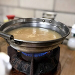 すき焼･鍋物 なべや - 鶏みんち鍋 特製みそ味