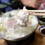 すき焼･鍋物 なべや - ハモ 食べ頃