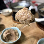 すき焼･鍋物 なべや - 鶏みんち リフト