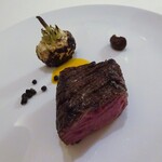 レストラン・モリエール - Menu Terroir：十勝牛（炭火焼き、エゾ松の香り）