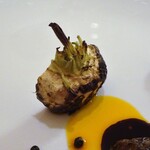 レストラン・モリエール - Menu Terroir：十勝牛（蕪の炭火焼き）