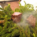 レストラン・モリエール - Menu Terroir：十勝牛（炭火焼き、エゾ松の香り）