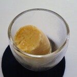 レストラン・モリエール - Menu Terroir：洋梨 紅茶（レモンと紅茶のシャーベット、途中でアルザス産洋梨のブランデーがけ）