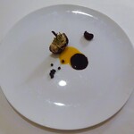 レストラン・モリエール - Menu Terroir：十勝牛（蕪の炭火焼き、八丁味噌、黒胡椒）