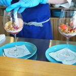 ラトリエ ドゥ ノノ - 06　プラムと桃のソルベ