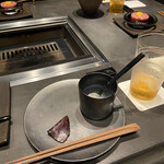 北海道焼肉 北うし - 自家製生ハムセシーナを、取り置き