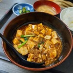 中華の店 宝園 - 麻婆豆腐定食 800円