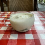Wildflower tea latte