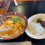 麺や小鉄 - 満腹とんこつカレーセット