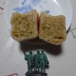 桃苑 - 餃子（5個_600円）断面