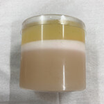 和菓子処 大角玉屋 - 白桃水ようかん　横から見たところ