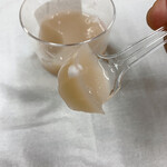 和菓子処 大角玉屋 - 白桃水ようかん　手亡豆の水ようかん