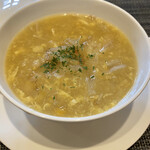 史龍彩 - ランチコース(フカヒレのせコーンスープ)