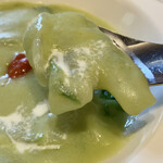 史龍彩 - ランチコース(白菜の枝豆煮込み)