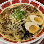 バーミヤン - 炙り叉焼黒マー油味噌ラーメン